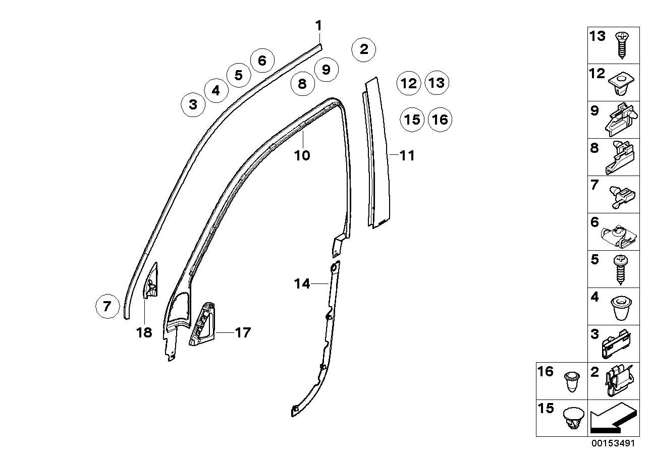 Genuine BMW 51337011208 E53 Filler, Interior Right (Inc. X5) | ML Performance EU EU Car Parts