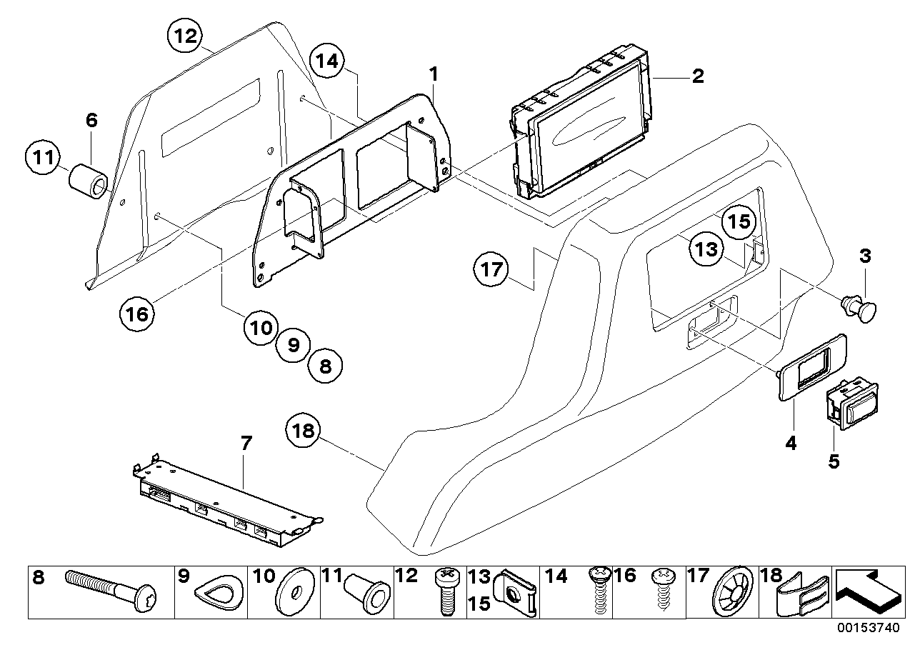 Genuine BMW 46512331720 E66 Riveted Nut M6 (Inc. 745i, 740d & 740i) | ML Performance EU EU Car Parts