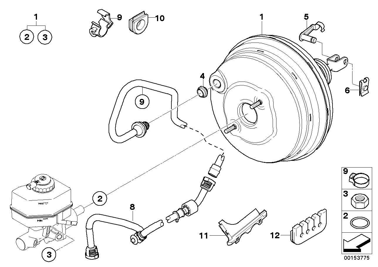 Genuine BMW 34333416004 E83 Vacuum Pipe (Inc. X3 3.0si) | ML Performance EU EU Car Parts