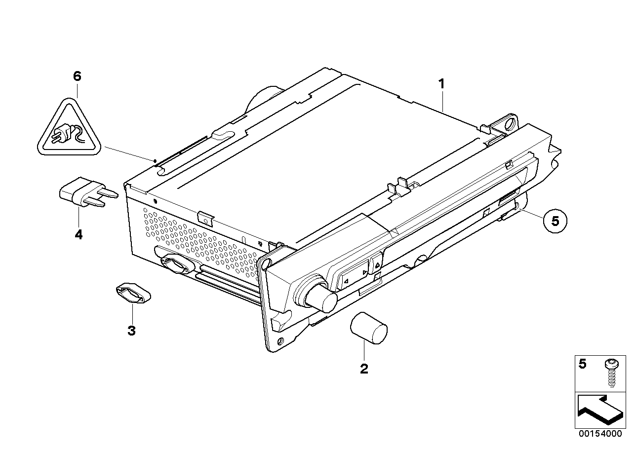 Genuine BMW 65129195754 E60 E63 M Audio System Controller Professional (Inc. 530xd, 635d & 530d) | ML Performance EU EU Car Parts