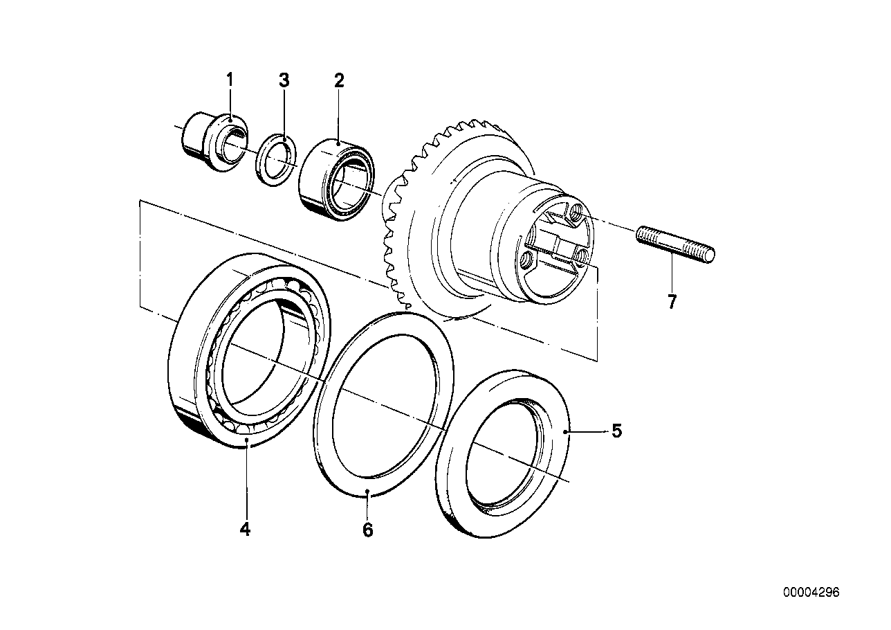 Genuine BMW 33121241682 Needle Bearing (Inc. R 80 G/S) | ML Performance EU EU Car Parts