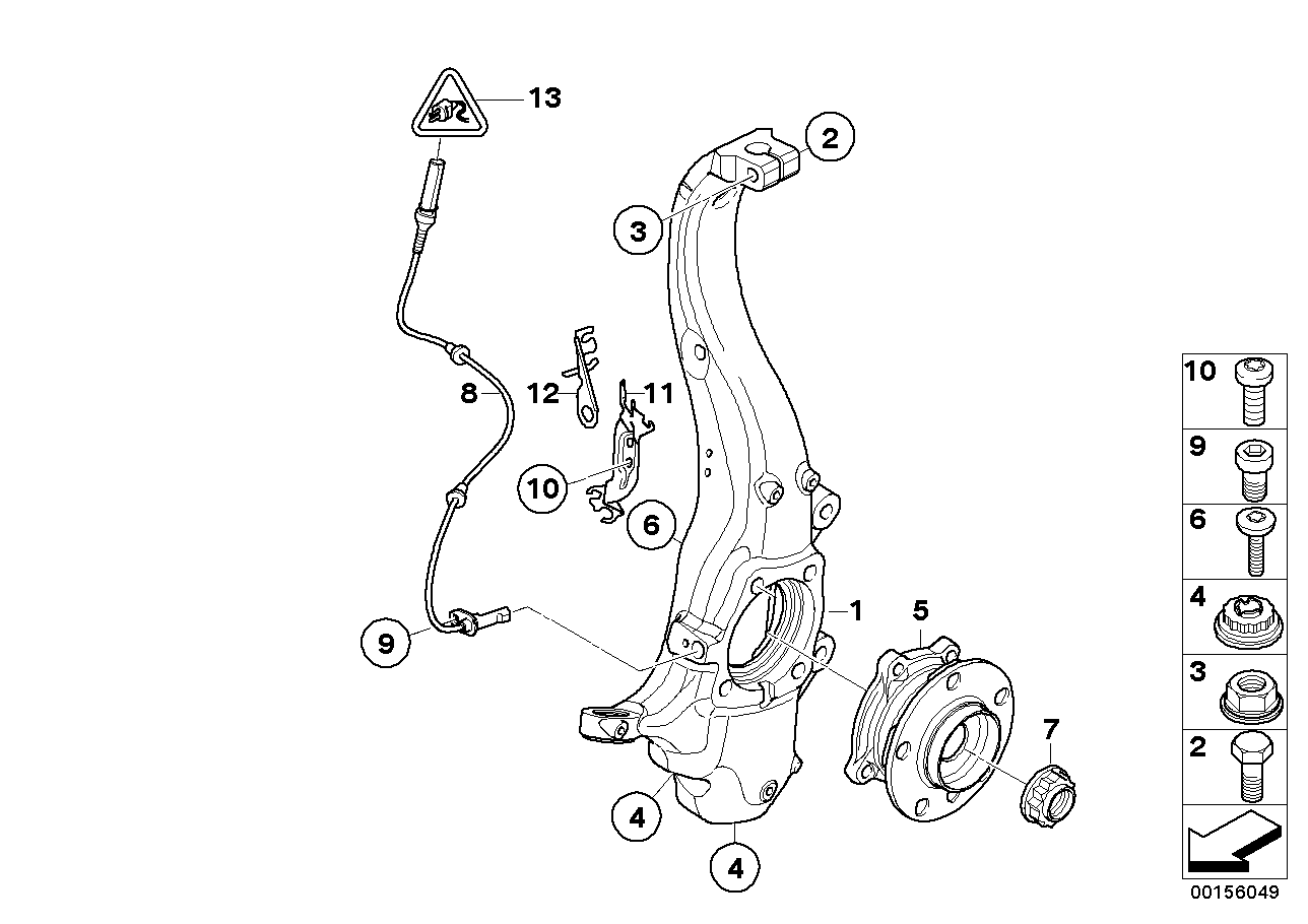 Genuine BMW 34526859534 E72 E70 Bracket For Pulse Generator, Right (Inc. X6 M & X5) | ML Performance EU EU Car Parts