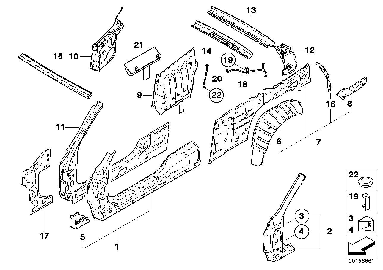 Genuine BMW 41217127395 E64 Rear Window Frame Left (Inc. 650i, 630i & M6) | ML Performance EU EU Car Parts