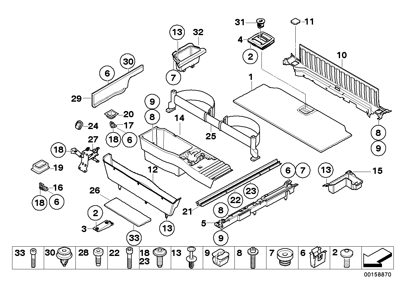 Genuine BMW 51477253845 E70 Floor Carpet, Luggage Compartment ANTHRAZIT (Inc. X5) | ML Performance EU EU Car Parts
