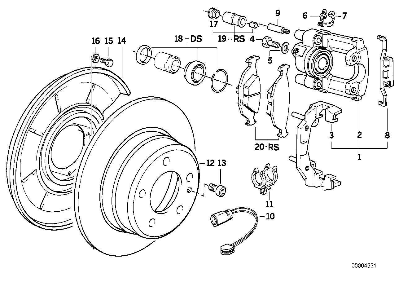 Genuine BMW 34210017514 Brake Disk 282X10 (Inc. Z1) | ML Performance EU EU Car Parts