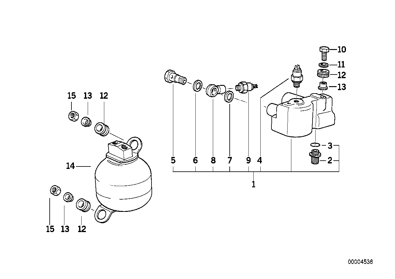Genuine BMW 34331156795 E31 E32 E34 Reducer (Inc. 740i, 730i & 850CSi) | ML Performance EU EU Car Parts