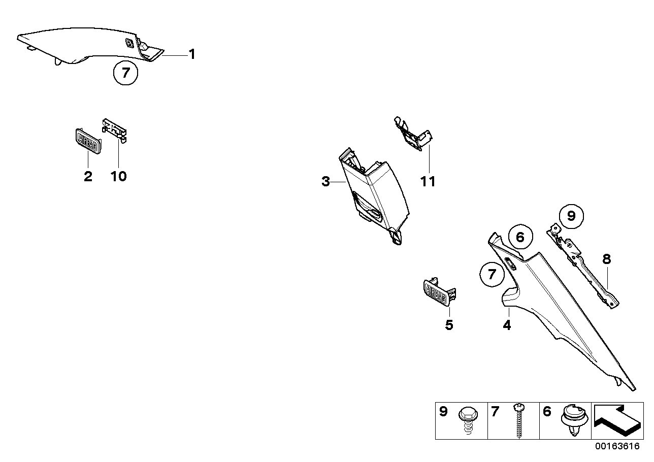 Genuine BMW 51436955183 E92 Covering Cap CREAMBEIGE (Inc. 328xi, 330i & 330d) | ML Performance EU EU Car Parts