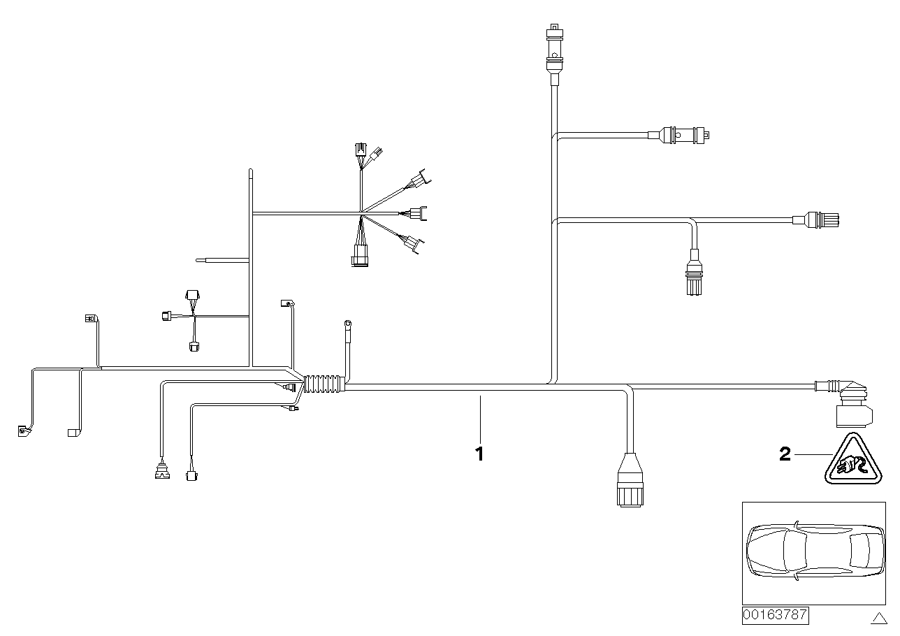 Genuine BMW 12517566513 E82 E90 E92 Wiring Harness, Engine Trans. Module (Inc. 335i, 135i & 335xi) | ML Performance EU EU Car Parts