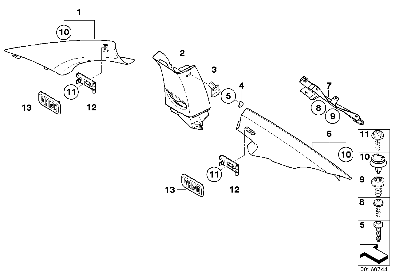 Genuine BMW 51432996817 E82 Cap For Clothes Hook ALASKAGRAU (Inc. 128i, 120d & 120i) | ML Performance EU EU Car Parts