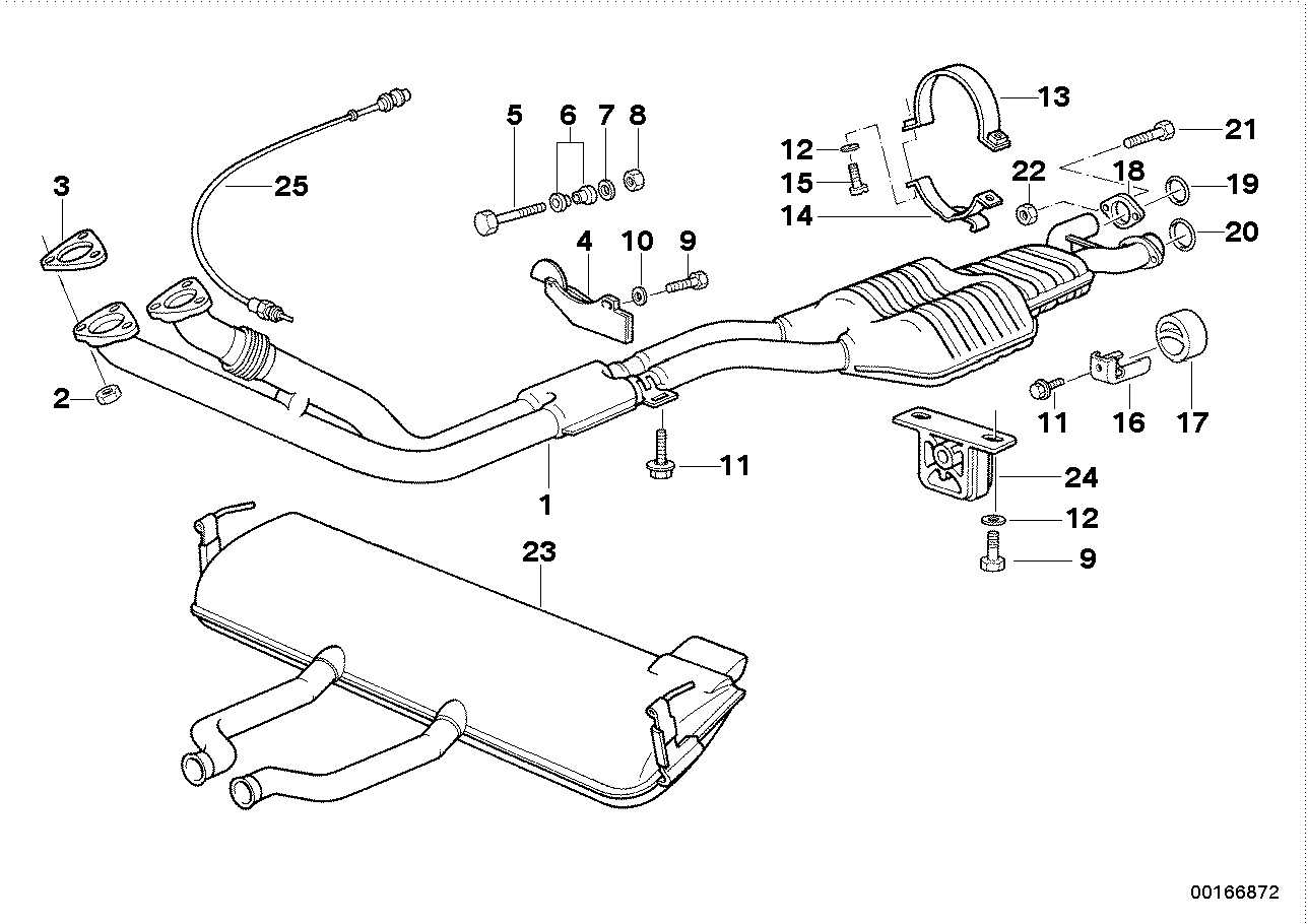 Genuine BMW 18302296054 Clamp (Inc. Z1) | ML Performance EU EU Car Parts