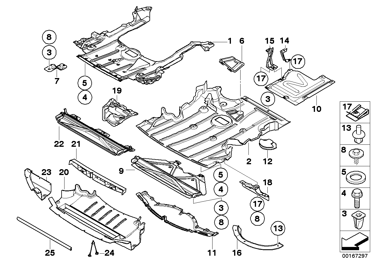 Genuine BMW 51757059387 E90 E92 E91 Engine Comp. Shield., Underride Prot. (Inc. 320d, 318d & 335d) | ML Performance EU EU Car Parts