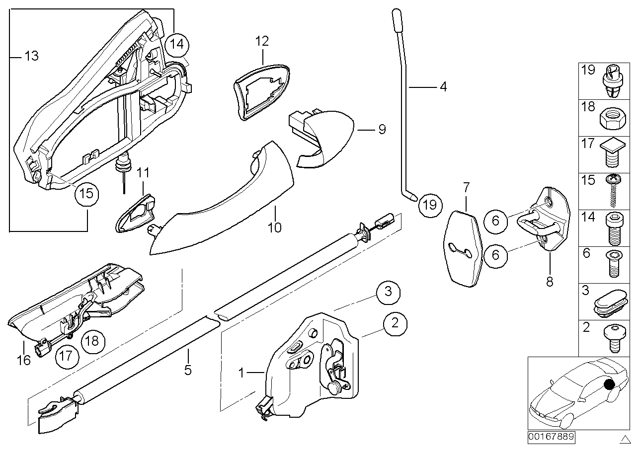 Genuine BMW 51218257739 E53 Covering Primend Left (Inc. X5) | ML Performance EU EU Car Parts