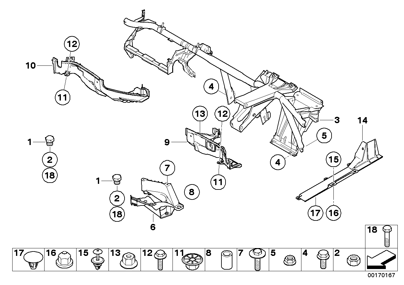 Genuine BMW 51718402140 E53 Cable Covering F Front Right Side Member (Inc. X5) | ML Performance EU EU Car Parts