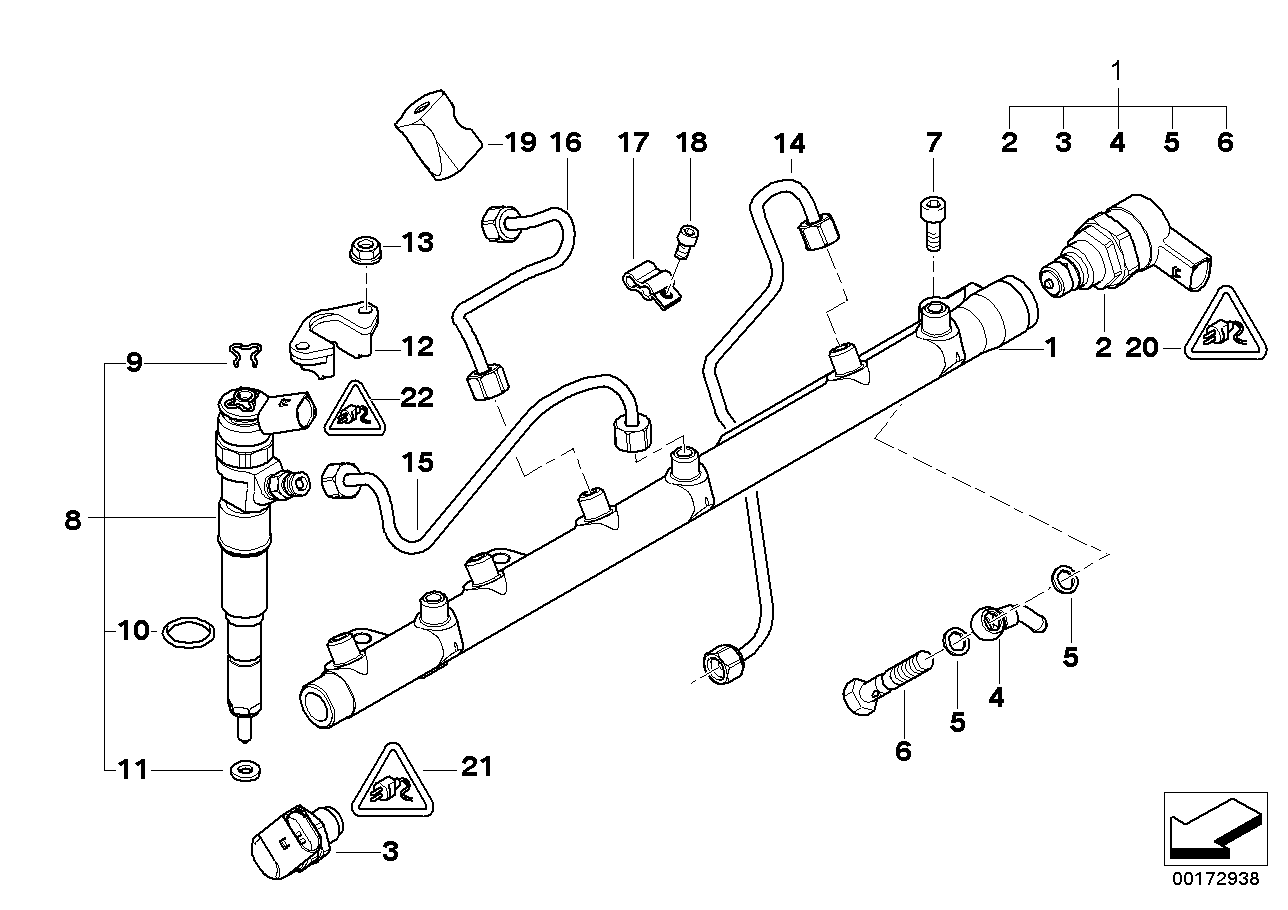 Genuine BMW 13537805736 E93 E46 E91 Connector (Inc. X3 3.0d, 330xd & 525xd) | ML Performance EU EU Car Parts