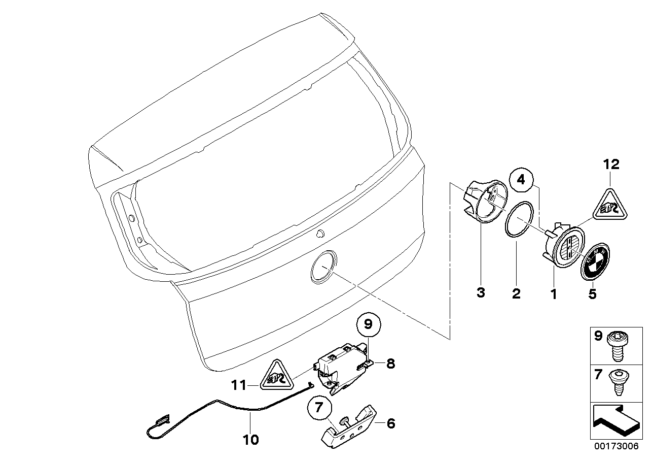 Genuine BMW 51247201960 E86 Supporting Ring (Inc. 123d, 650iX 4.4 & 640d) | ML Performance EU EU Car Parts