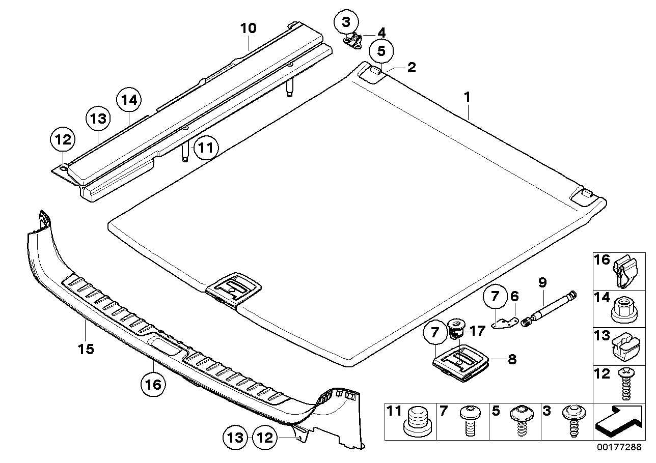 Genuine BMW 51479135296 E71 E72 Luggage Compartment Sill Trim SAVANNABEIGE (Inc. X6) | ML Performance EU EU Car Parts