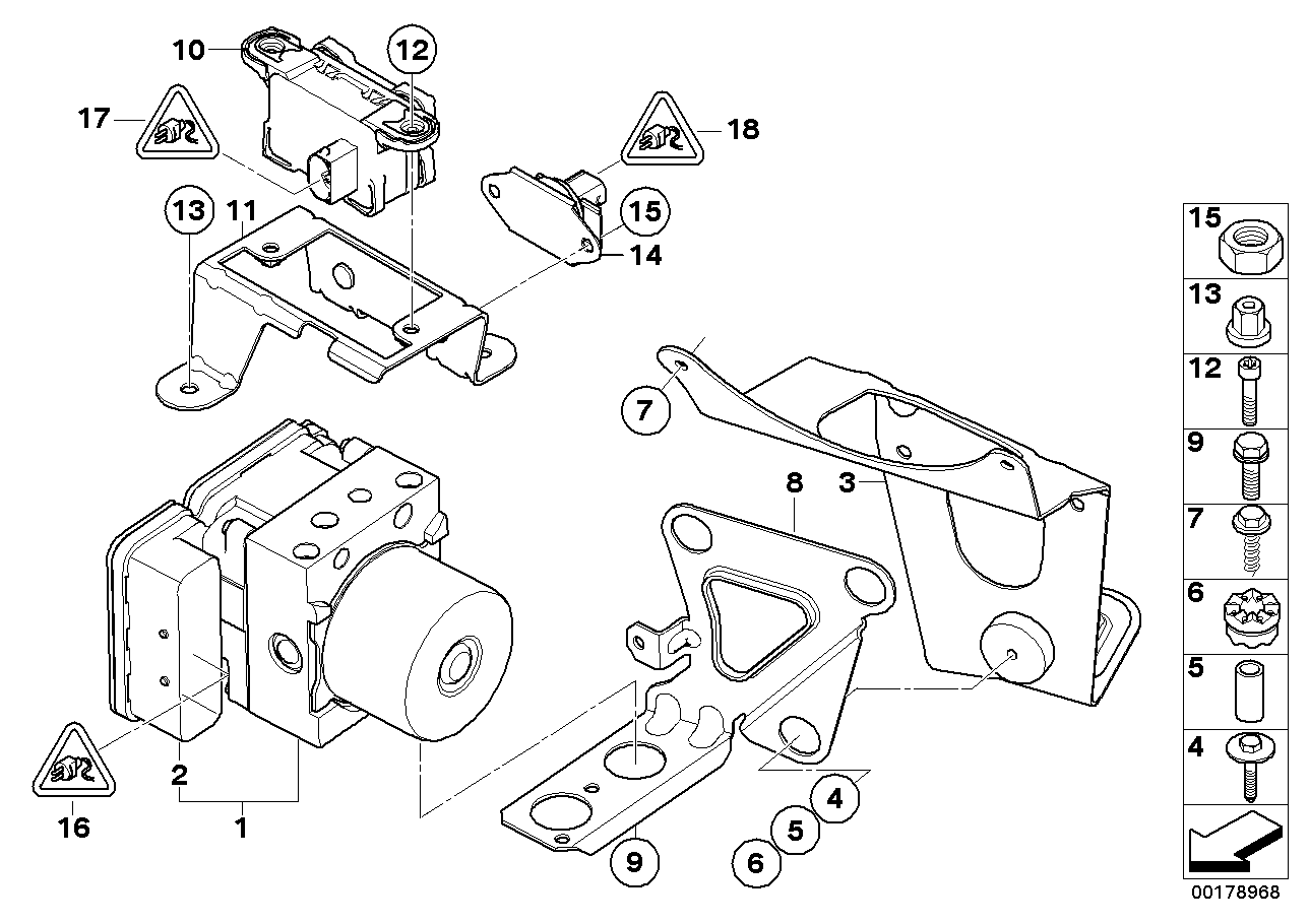 Genuine BMW 34502460436 E60 E63 E64 Exchange Hydraulic Unit Dsc (Inc. M5 & M6) | ML Performance EU EU Car Parts