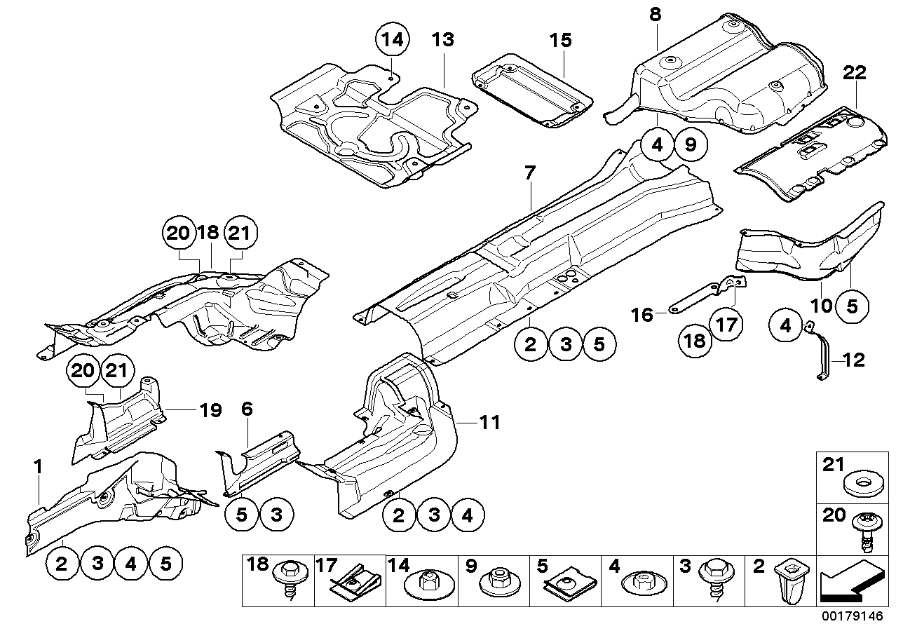 Genuine BMW 51487132299 E60 E61 Heat Insulator F Left Rear Wheel Housing (Inc. 525xd, 528i & 530i) | ML Performance EU EU Car Parts