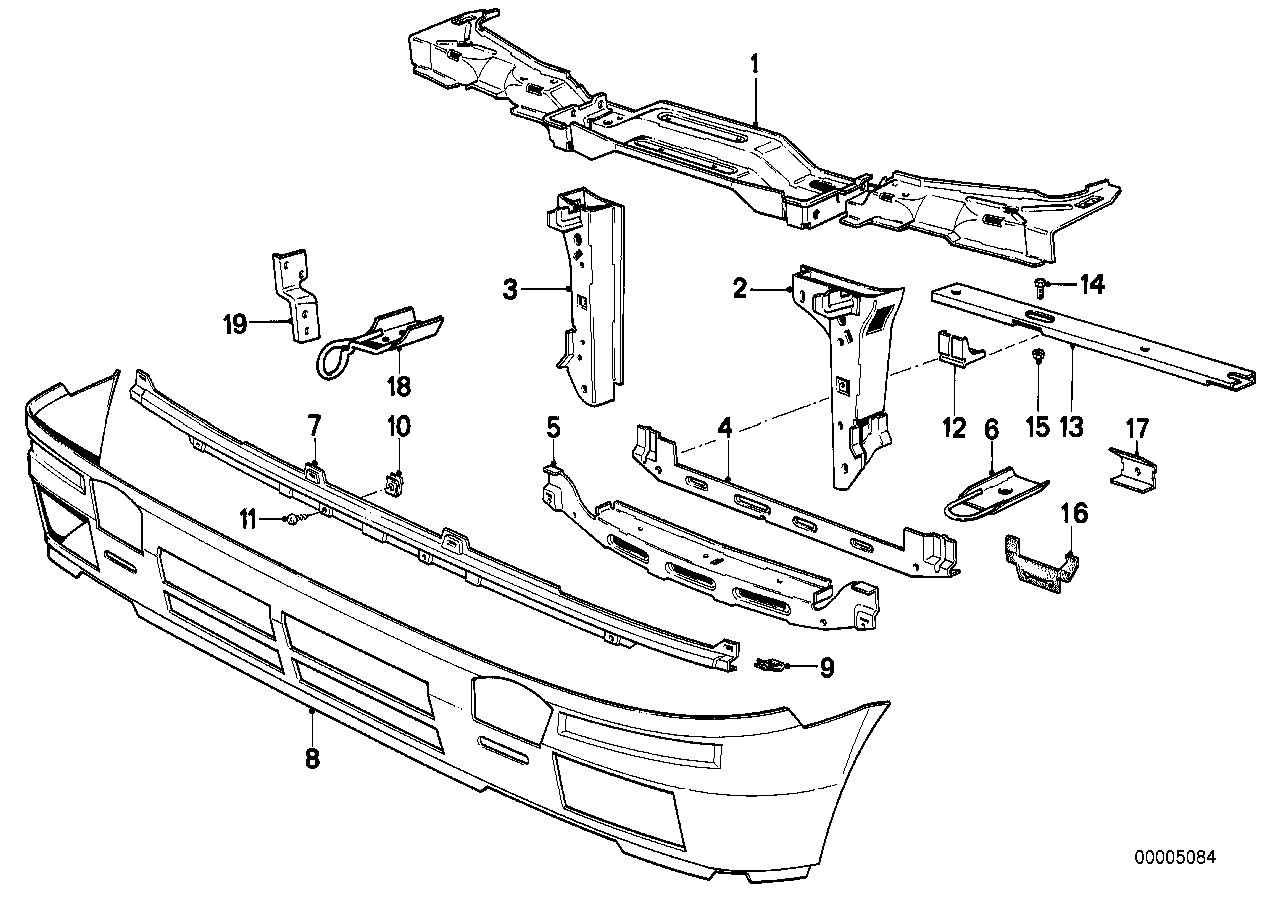 Genuine BMW 41111953260 E30 Reinforcement Right (Inc.  & M3) | ML Performance EU EU Car Parts