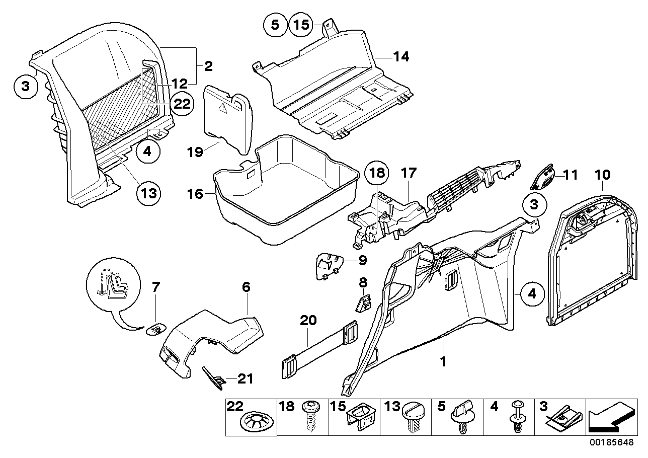 Genuine BMW 51477157717 E70 E91 Multi-Functional Hook GRAU (Inc. X5 3.0d, M5 & 323i) | ML Performance EU EU Car Parts