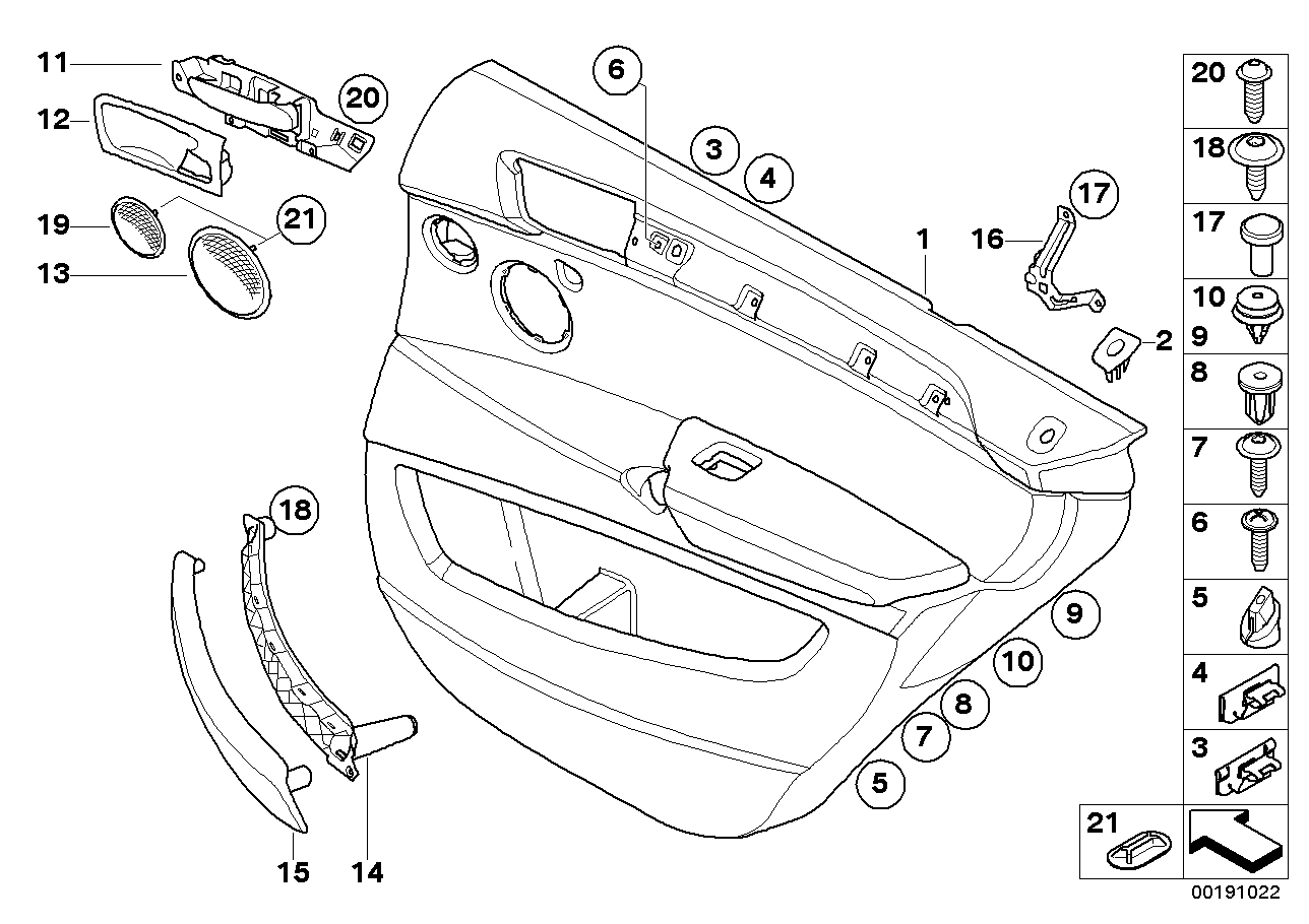 Genuine BMW 51429176569 E71 E72 Door Lining Leather Rear Left CHATEAU (Inc. X6) | ML Performance EU EU Car Parts