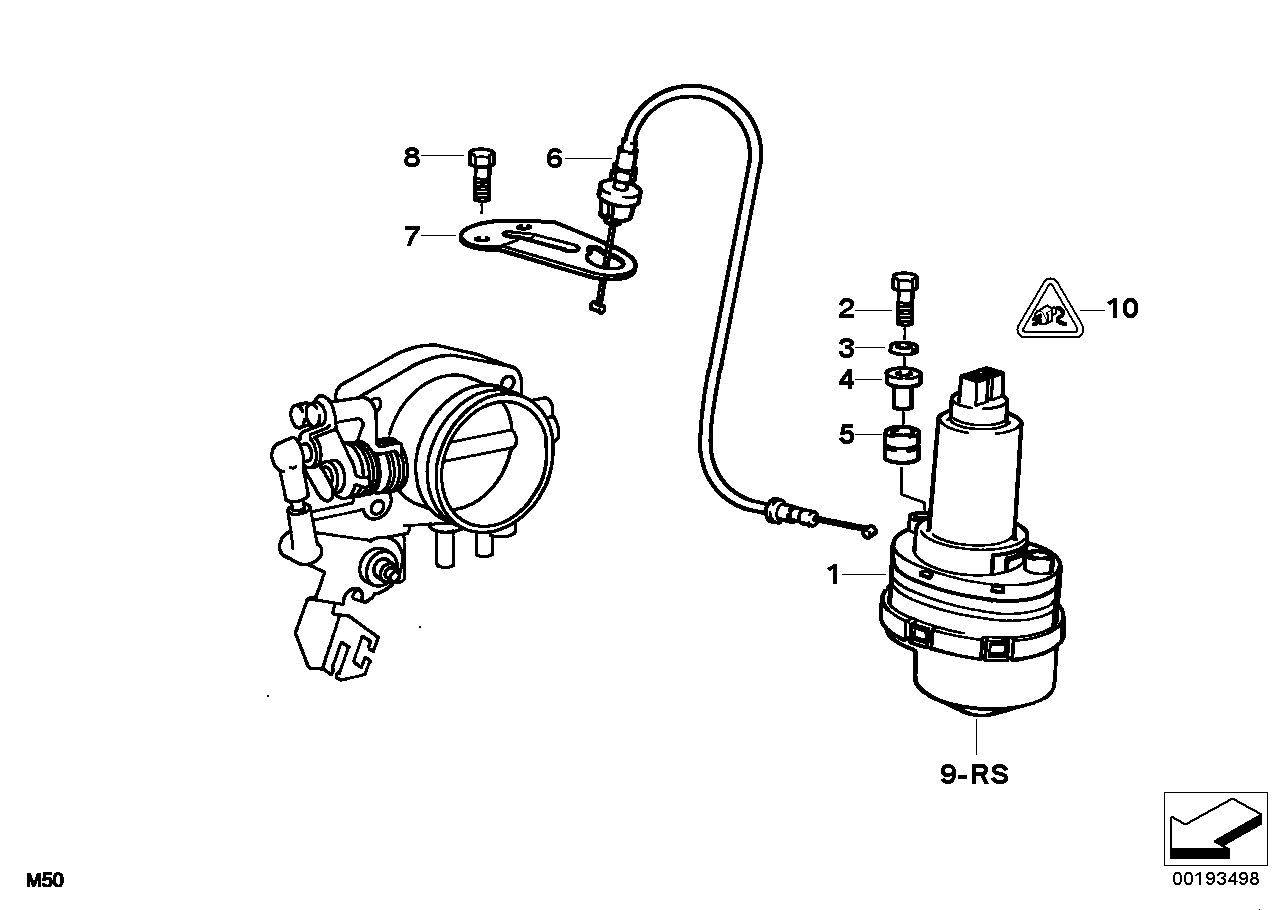 Genuine BMW 35411162548 E31 E32 E36 Throttle Actuator Ads 2 (Inc. 540i, 730i & 740i) | ML Performance EU EU Car Parts