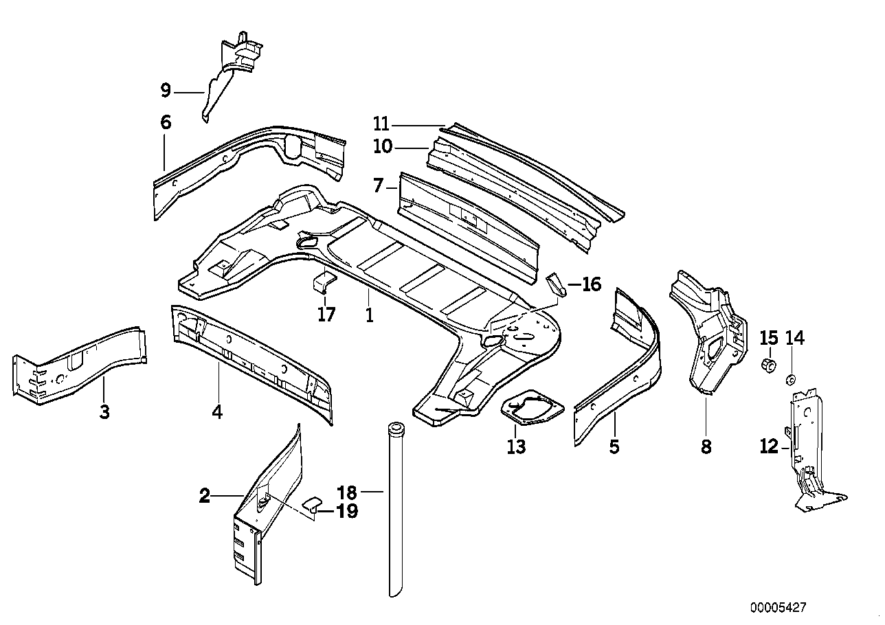 Genuine BMW 41138185169 E36 Bracket Cd-Changer (Inc. 328i, 320i & 325i) | ML Performance EU EU Car Parts