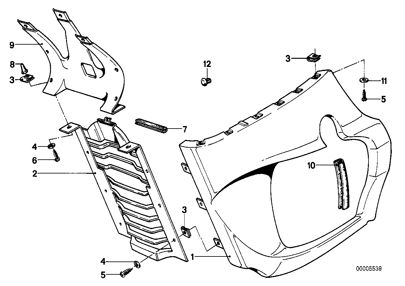 Genuine BMW 46631235506 Synthetic Strip (Inc. R 65 RT, R45T/N & R45T) | ML Performance EU EU Car Parts