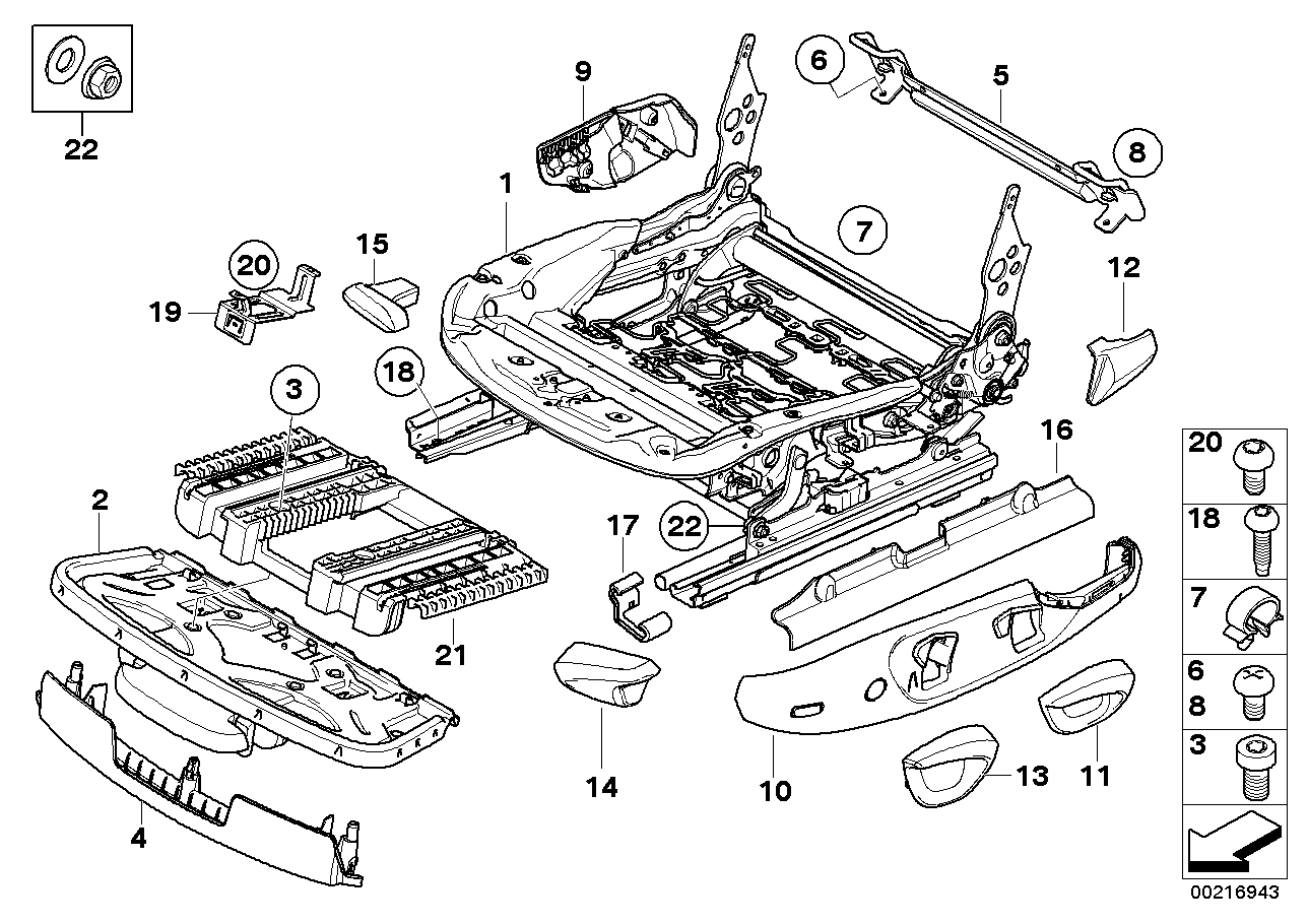 Genuine BMW 52106985594 E92 Seat Trim, Right CREAMBEIGE (Inc. 328xi, 330xd & 330i) | ML Performance EU EU Car Parts