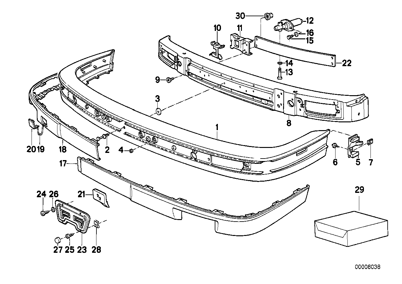 Genuine BMW 51111966842 E30 Intermediate Piece RECHTS (Inc. 318i, 320i & 325i) | ML Performance EU EU Car Parts