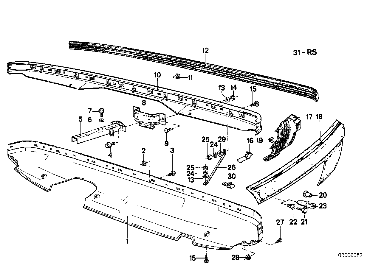 Genuine BMW 51121852305 E23 Rubber Strip (Inc. 728i, 728 & 733i) | ML Performance EU EU Car Parts