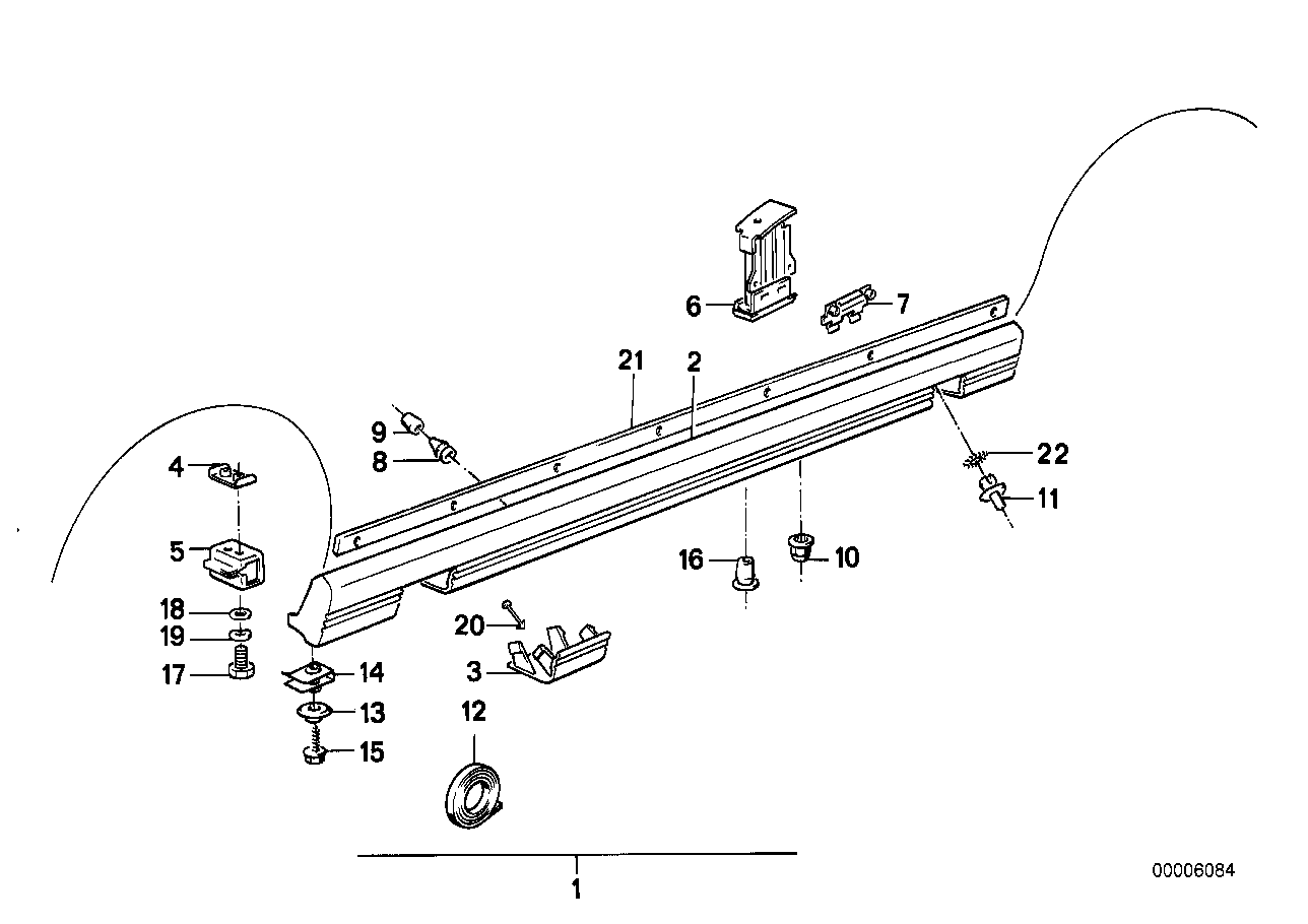 Genuine BMW 51711909559 E28 Plug-In Nut M TECHNIC (Inc. 535i, M535i & 518) | ML Performance EU EU Car Parts