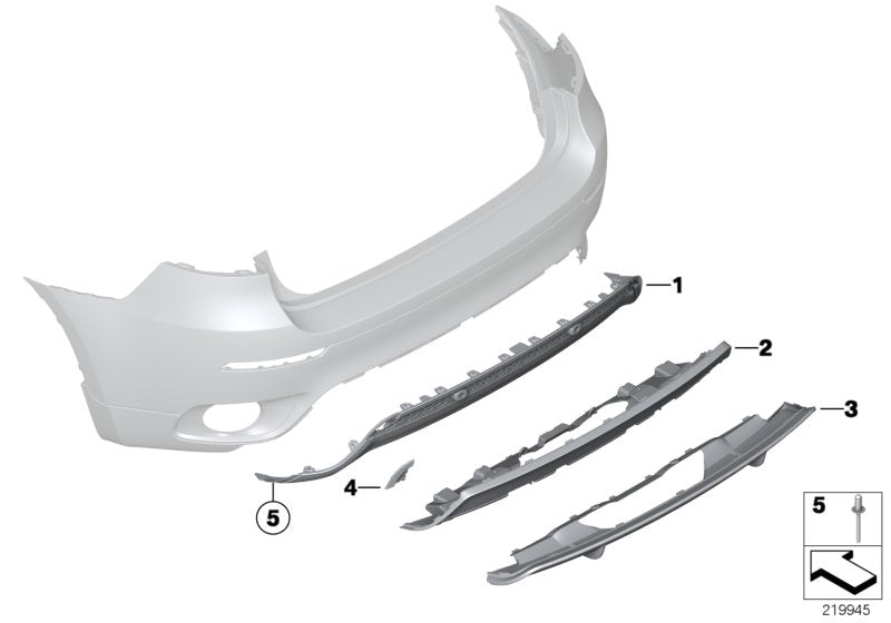 Genuine BMW 51122159367 E71 E72 Cover For Diffuser (Inc. X6) | ML Performance EU EU Car Parts