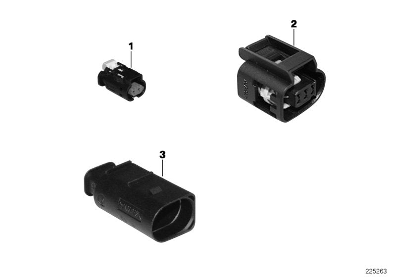 Genuine BMW 12527512179 Socket Housing 6-POLIG (Inc. One Eco 55kW, One D & Cooper S ALL4) | ML Performance EU EU Car Parts