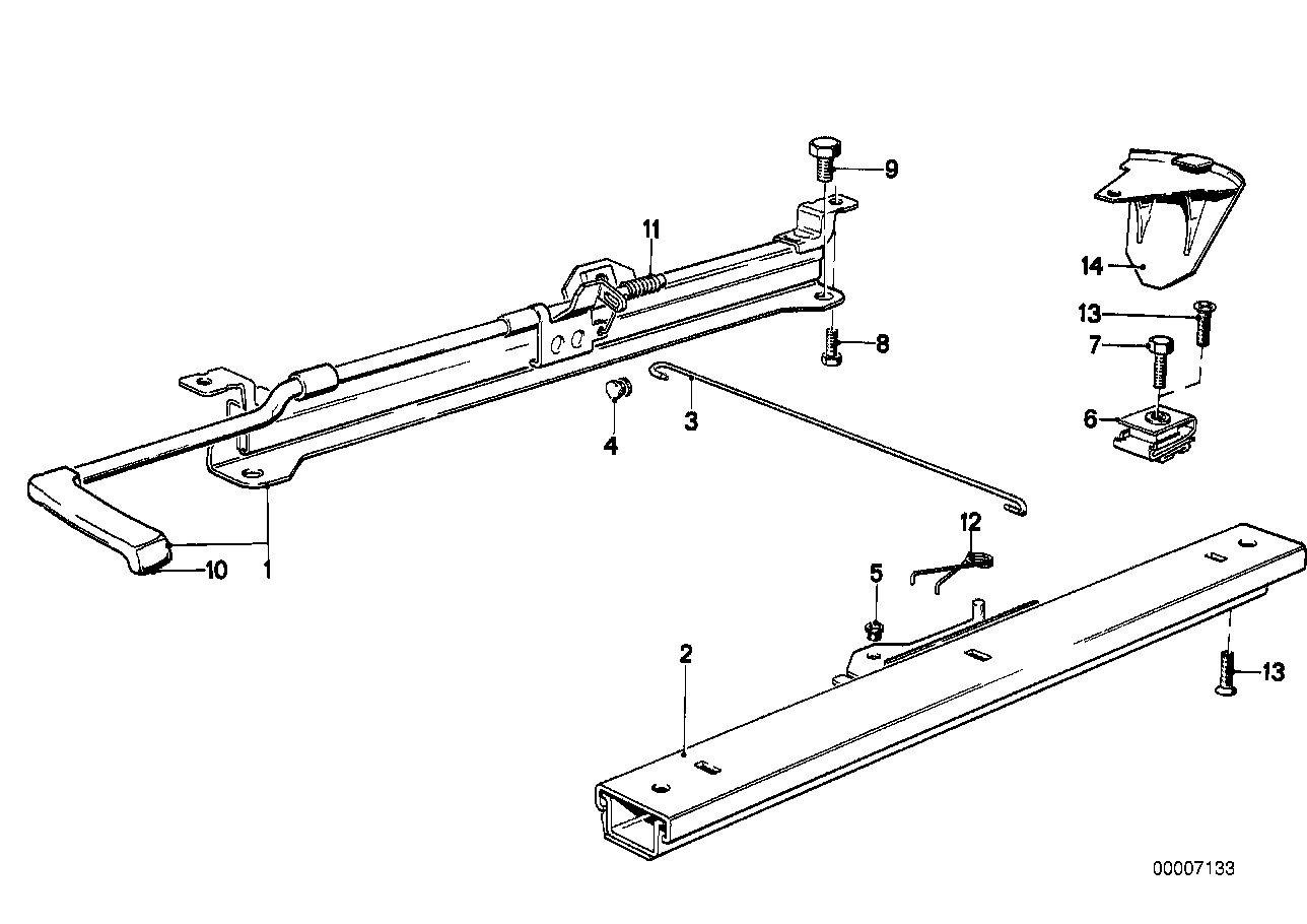 Genuine BMW 52101873445 E21 Retainer Spring Left (Inc. 318, 316 & 315) | ML Performance EU EU Car Parts