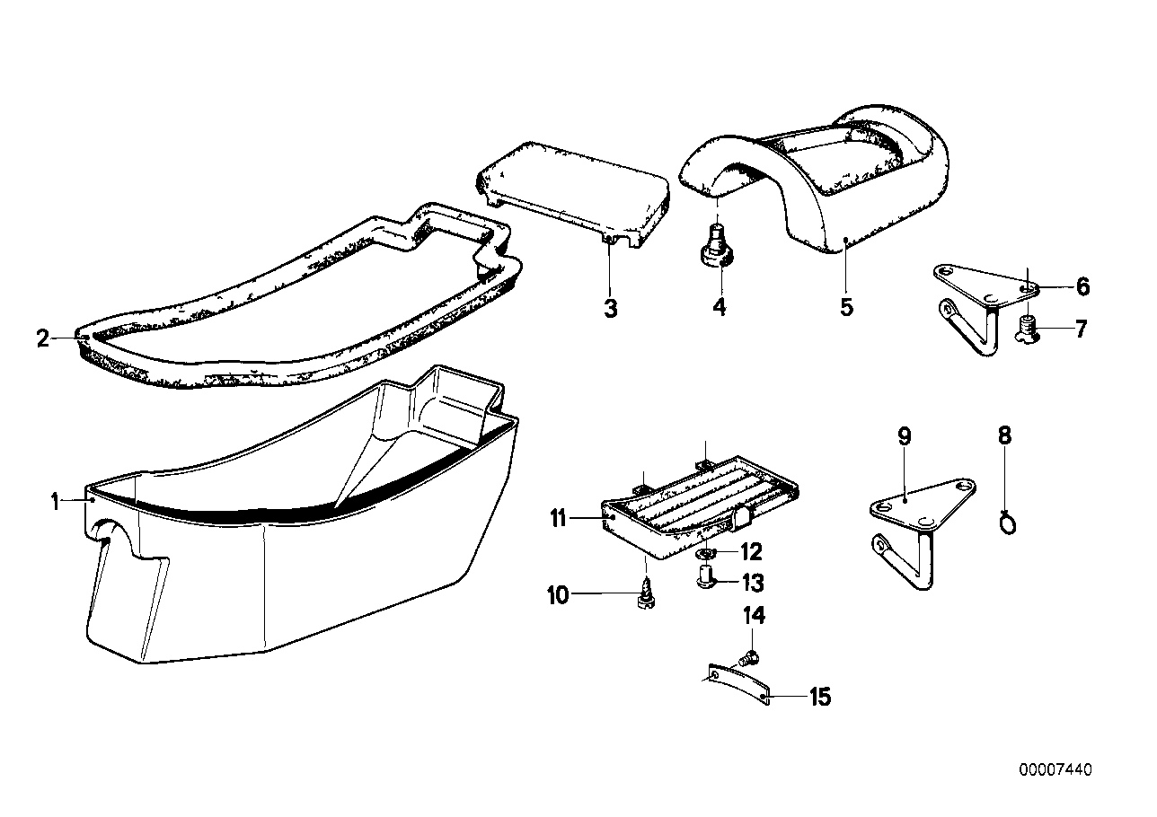 Genuine BMW 52531232666 Storing Partition (Inc. R90S, R 75) | ML Performance EU EU Car Parts