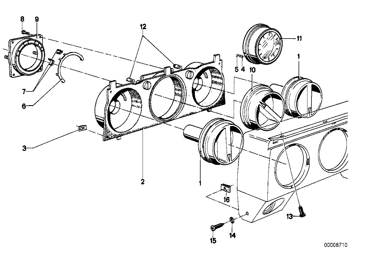 Genuine BMW 64111355527 E12 E24 Spring (Inc. 633CSi, 630CSi & 535i) | ML Performance EU Car Parts