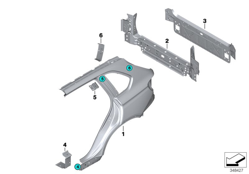 Genuine BMW 41212460210 Positioning Aid T-Bolt (Inc. X5) | ML Performance EU EU Car Parts