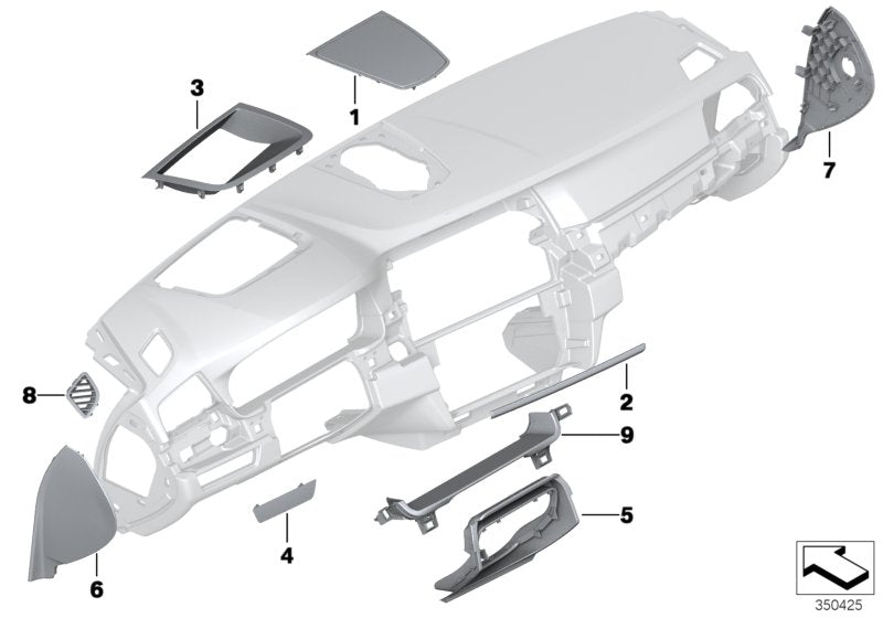 Genuine BMW 51459192924 Slot Cover (Inc. 530dX, 518d & 530i) | ML Performance EU EU Car Parts