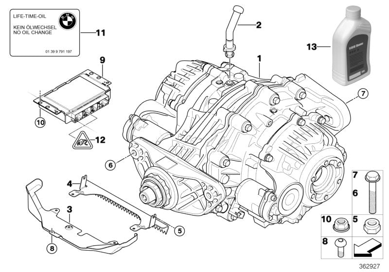 Genuine BMW 33107572697 E71 Protection Plate (Inc. X6 & X5 50iX 4.4) | ML Performance EU EU Car Parts