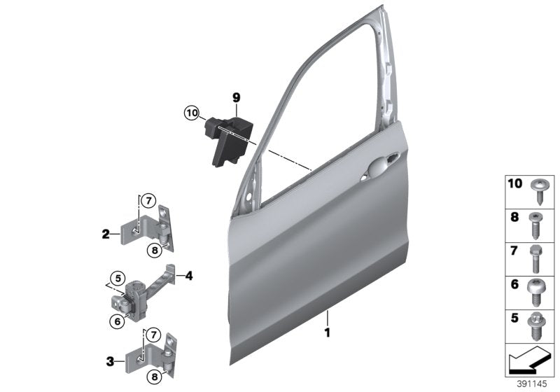 Genuine BMW 51217290595 F16 Front Door Brake (Inc. X6 M & X5) | ML Performance EU EU Car Parts