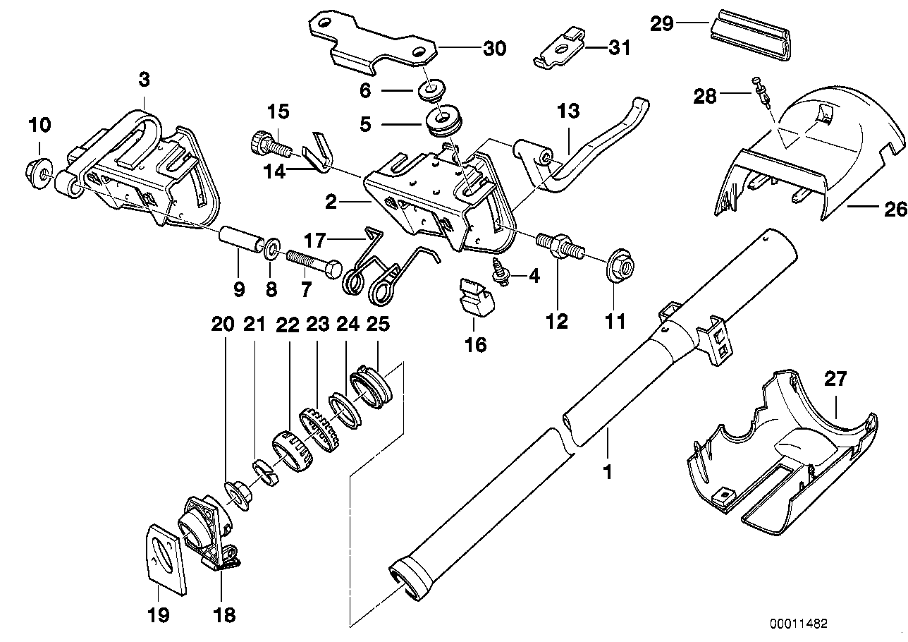 Genuine BMW 32311159767 E36 E36 Gasket (Inc. 328i, Z3 2.2i & Z3 1.9) | ML Performance EU EU Car Parts
