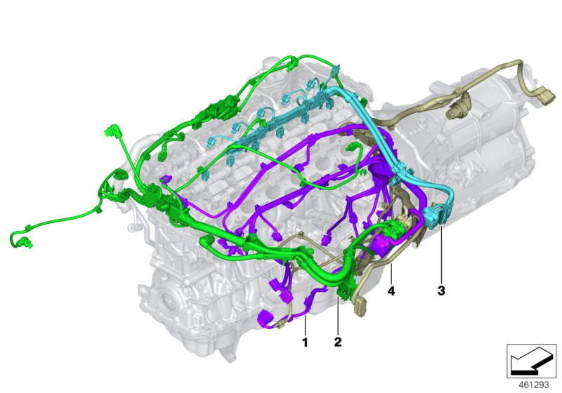 Genuine BMW 12539470209 G05 Wiring Harness, Transmission AWD PHEV (Inc. X5 45eX) | ML Performance EU EU Car Parts