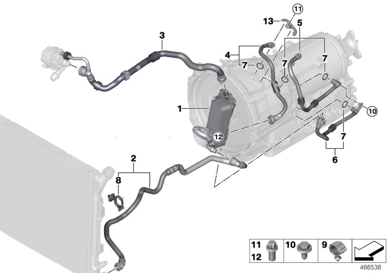 Genuine BMW 17228644295 Bracket For Transmission Oil Cooler (Inc. 330e) | ML Performance EU EU Car Parts