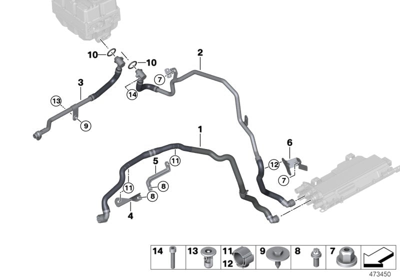 Genuine BMW 17128602624 G30 G11 Line For Fuel Return, Power Electronics (Inc. 740e, 740LeX & 740eX) | ML Performance EU EU Car Parts