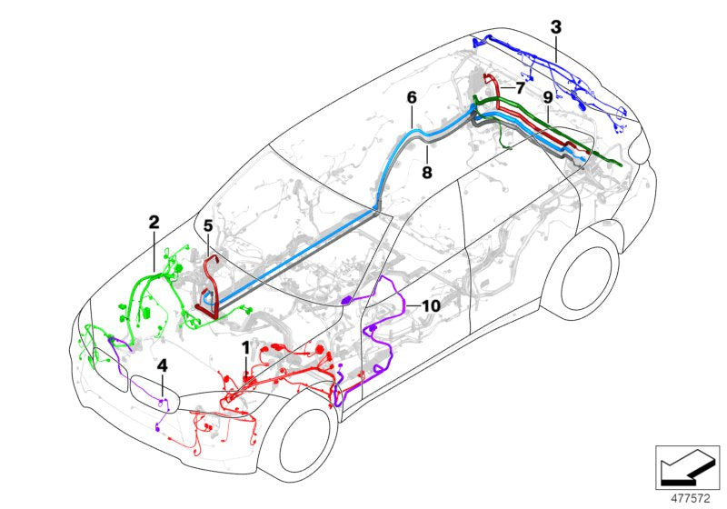 Genuine BMW 61119322197 F15 F16 Rep. Wiring Harness For Electric Fan 600W (Inc. X5) | ML Performance EU EU Car Parts