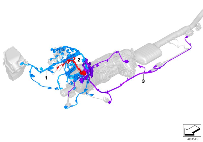 Genuine BMW 12518593104 G01 G02 Wiring Harness, Engine Glow Plug Module (Inc. X4) | ML Performance EU EU Car Parts