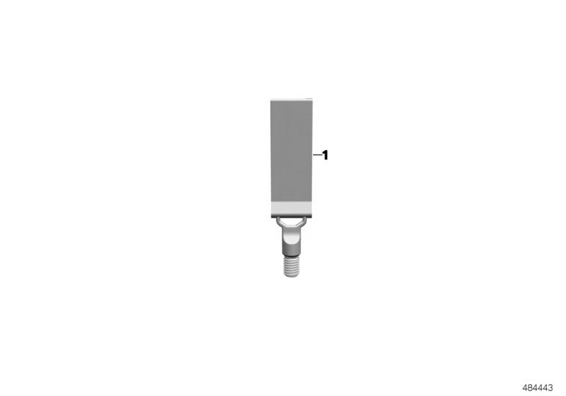 Genuine BMW 72158431764 Tow Cable HINTEN/REAR (Inc. M4 GT4) | ML Performance EU EU Car Parts