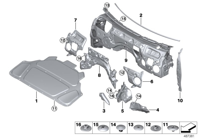 Genuine BMW 51487436902 G20 G21 Noise Insulation, Side Panel, Right (Inc. 330dX, 320dX & 320i) | ML Performance EU EU Car Parts