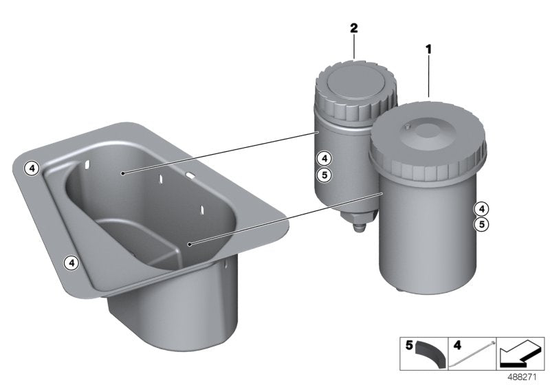 Genuine BMW 34308431588 Expansion Tank BRAKE 340 CCM (Inc. M4 GT4) | ML Performance EU EU Car Parts
